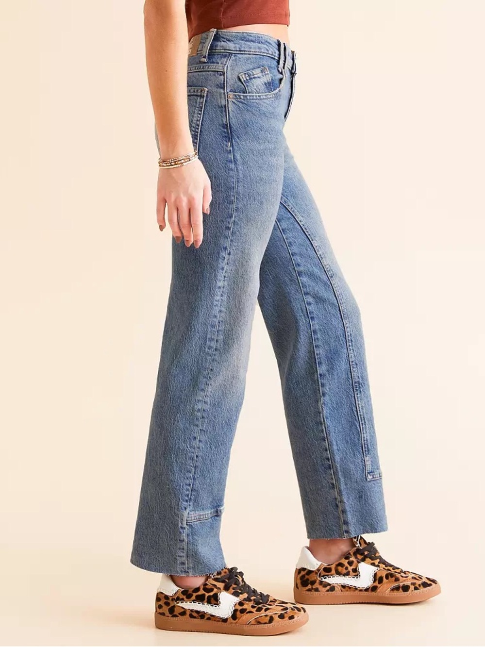 We The Free x Free People Risk Taker Straight Stretch Jean - Picture 3 of 15